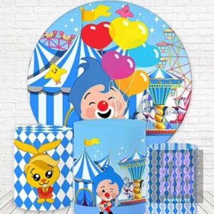 KIT PANEL REDONDO Y TRIO DE FUNDAS - PLIM PLIM