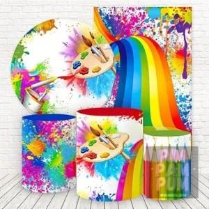 Panel redondo, fundas para mesas y panel lateral – PINTURA