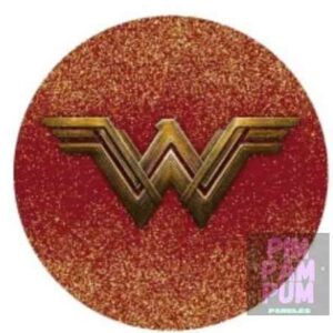 Panel sublimado redondo - Mujer Maravilla
