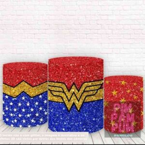 TRIO DE FUNDAS - MUJER MARAVILLA