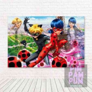 Fondo panel sublimado rectangular - LADYBUG