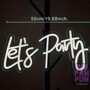 Luces LED "LET'S PARTY"