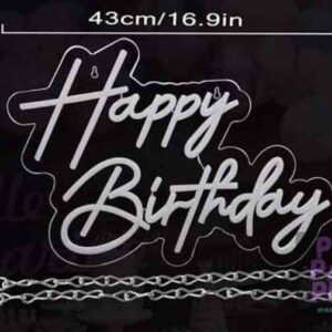Luces LED "Happy Birthday"
