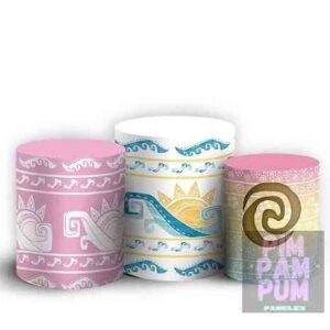 Trío de Fundas para mesas cilíndricas - MOANA