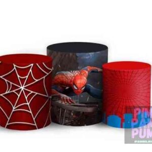 Trío de Fundas para mesas cilíndricas - SPIDERMAN