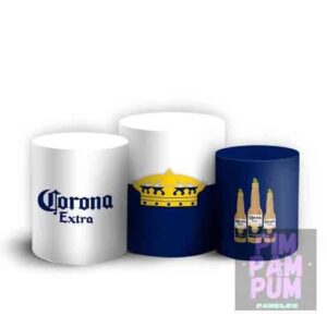 TRIO DE FUNDAS - CERVEZA CORONA