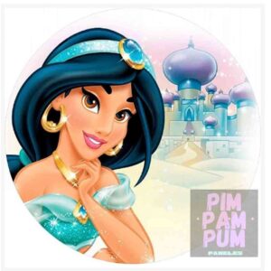 Panel sublimado redondo - Aladdin Jasmine