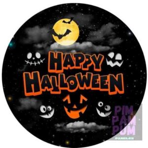 Panel sublimado redondo - Halloween