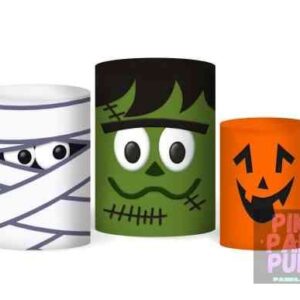 Trío de Fundas para mesas cilíndricas - HALLOWEEN