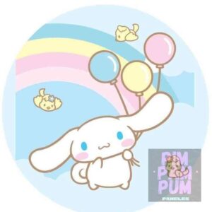 Panel sublimado redondo - Cinnamoroll