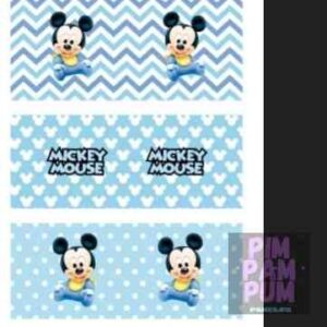 Trío de Fundas para mesas cilíndricas - MICKEY BEBE