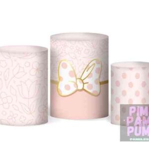 Trío de Fundas para mesas cilíndricas - MINNIE