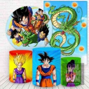 Panel redondo, fundas para mesas y panel lateral – DRAGON BALL Z