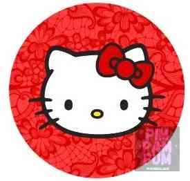 Panel sublimado redondo - Hello Kitty