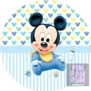 Panel sublimado redondo - Mickey Bebe