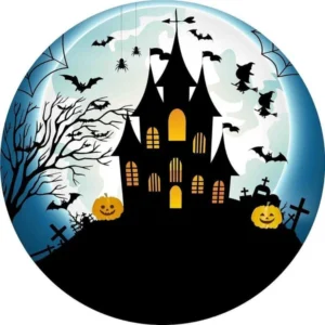 Panel sublimado redondo - Halloween