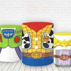 Trío de Fundas para mesas cilíndricas - TOY STORY