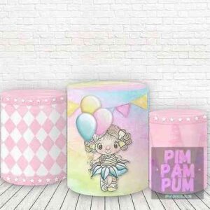 TRIO DE FUNDAS - CIRCO ROSA