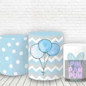 Trío de Fundas para mesas cilíndricas - BEBE VARON