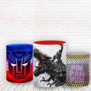 Trío de Fundas para mesas cilíndricas - TRANSFORMERS