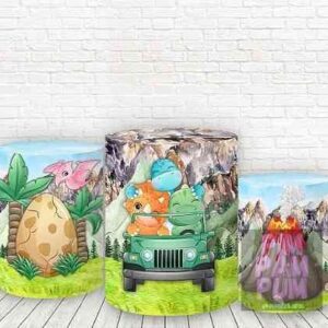 Trío de Fundas sublimadas para mesas – DINO BEBE