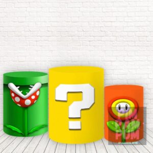 Trío de Fundas para mesas cilíndricas - MARIO BROSS