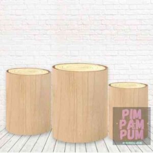 TRIO DE FUNDAS - MADERA
