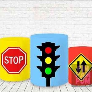 Trío de Fundas para mesas cilíndricas - AUTITOS TRANSITO