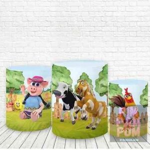 Trío de Fundas para mesas cilíndricas - ZENON