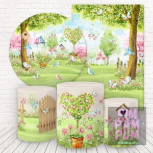 Panel redondo, fundas para mesas y panel lateral – JARDIN ENCANTADO