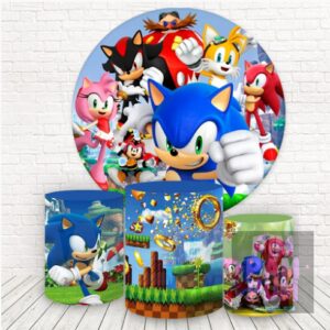 KIT PANEL REDONDO Y TRIO DE FUNDAS - SONIC