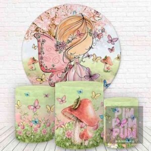 Kit de Panel Redondo sublimado y Fundas para Mesas - HADAS