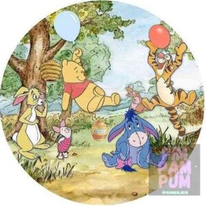 Panel sublimado redondo - Winnie The Pooh