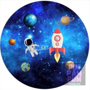 Panel redondo sublimado - ASTRONAUTA