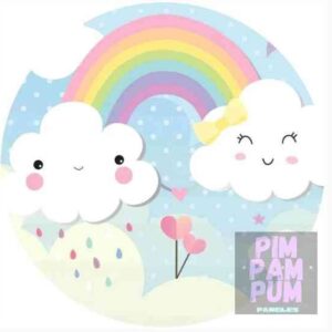 Panel Redondo sublimado – LLUVIA DE AMOR