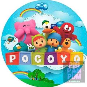 Panel redondo sublimado - POCOYO