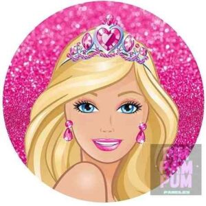 Panel Redondo Sublimado – Barbie