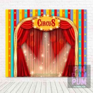 Fondo panel rectangular sublimado - CIRCO