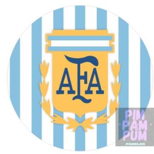 Panel Redondo Sublimado – Escudo Selección Argentina de Futbol (AFA)