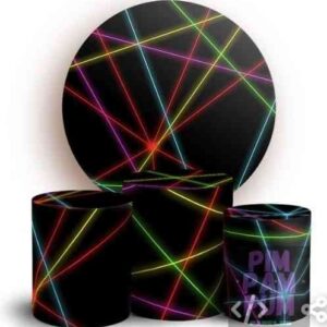 KIT PANEL REDONDO Y TRIO DE FUNDAS - NEON