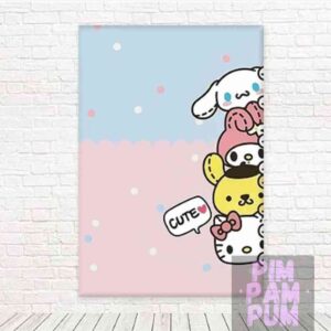 Panel Rectangular Lateral de Hello Kitty y Amigos