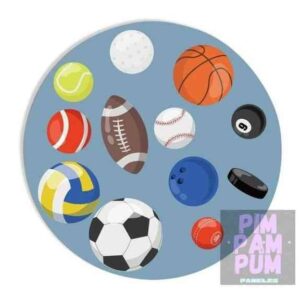 Panel sublimado redondo - Pelotas Deportivas