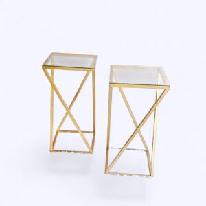 KIT de mesas GEOMETRICAS DORADAS
