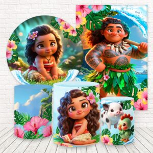 Kit Panel Redondo, Panel Lateral y Trio de Fundas para Mesas – MOANA