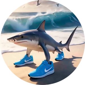 Panel sublimado redondo - Tralalero Tralalá