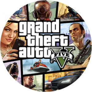 Panel sublimado redondo - GTA