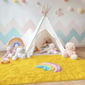 Alfombra para eventos de 1.40 x 2.00 m - Amarilla