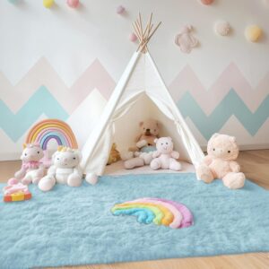 Alfombra para eventos de 1.40 x 2.00 m - Celeste