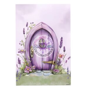 Panel lateral sublimado adaptable a estructura romana – Hadas