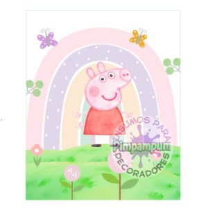 Panel Lateral Sublimado Peppa Pig